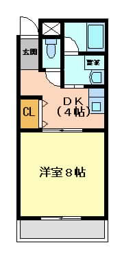 摂津市正雀}の賃貸物件間取画像