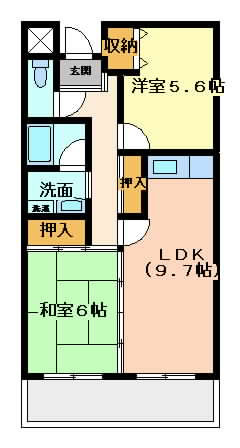 ＪＲ東海道本線（近畿）岸辺の賃貸物件間取画像