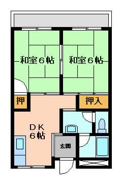 阪急京都線摂津市の賃貸物件間取画像