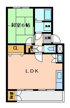 摂津市別府}の賃貸物件間取画像