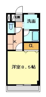 阪急京都線正雀の賃貸物件間取画像