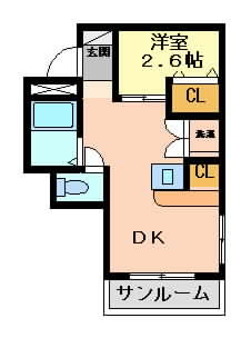 摂津市東正雀}の賃貸物件間取画像