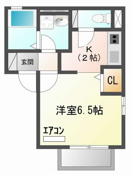 摂津市庄屋}の賃貸物件間取画像