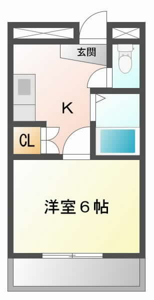 阪急京都線正雀の賃貸物件間取画像