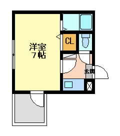 摂津市庄屋}の賃貸物件間取画像