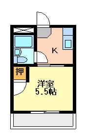 摂津市千里丘東}の賃貸物件間取画像