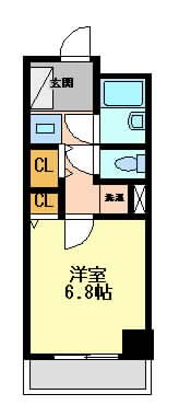 阪急京都線正雀の賃貸物件間取画像