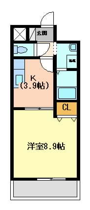 阪急京都線正雀の賃貸物件間取画像