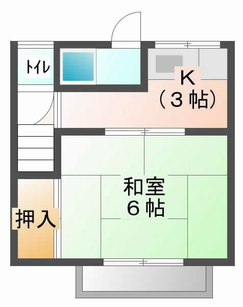 摂津市千里丘}の賃貸物件間取画像