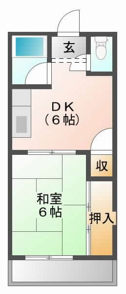 摂津市正雀本町}の賃貸物件間取画像