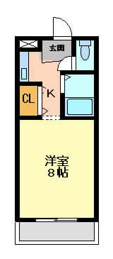 ＪＲ東海道本線（近畿）岸辺の賃貸物件間取画像