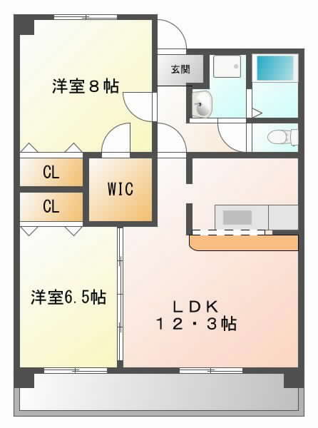 阪急京都線正雀の賃貸物件間取画像