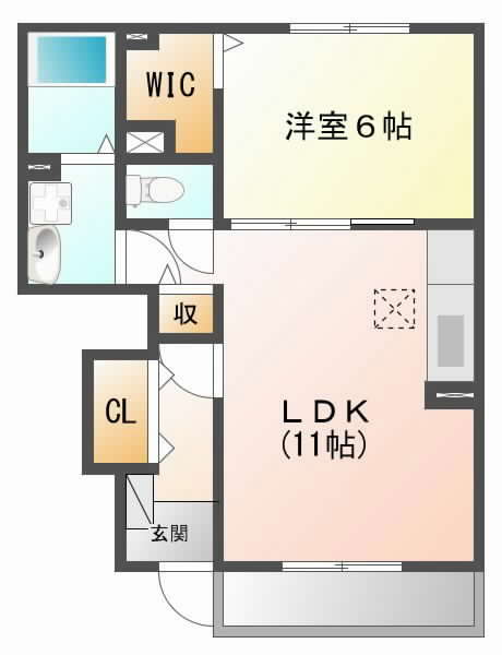 摂津市別府}の賃貸物件間取画像