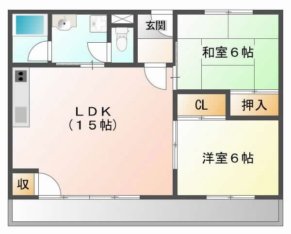 ＪＲ東海道本線（近畿）千里丘の賃貸物件間取画像