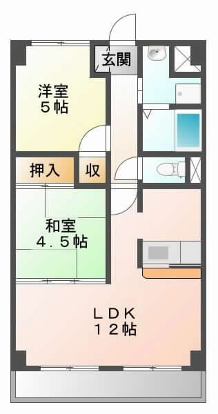 阪急京都線摂津市の賃貸物件間取画像