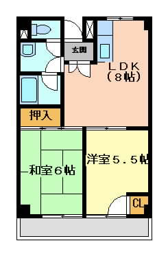 摂津市別府}の賃貸物件間取画像