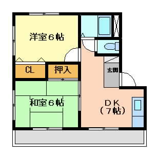 摂津市正雀}の賃貸物件間取画像