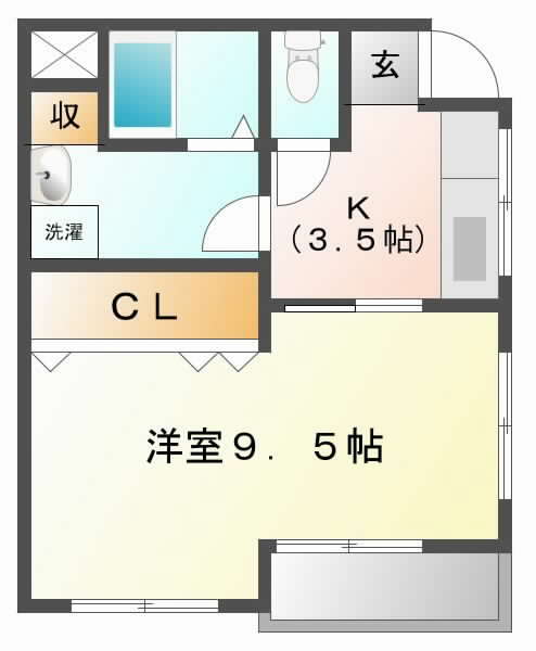 阪急京都線摂津市の賃貸物件間取画像