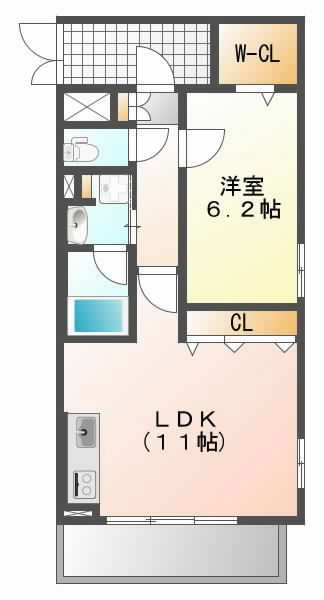 阪急京都線摂津市の賃貸物件間取画像