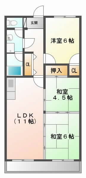 阪急京都線正雀の賃貸物件間取画像