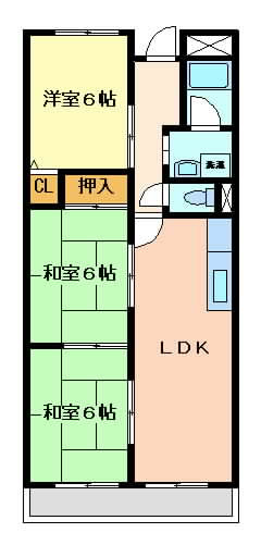 阪急京都線正雀の賃貸物件間取画像