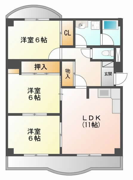 ＪＲ東海道本線（近畿）千里丘の賃貸物件間取画像