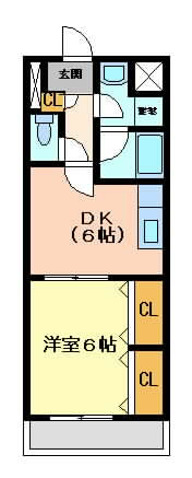 阪急京都線正雀の賃貸物件間取画像