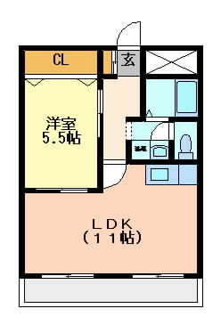 摂津市千里丘東}の賃貸物件間取画像