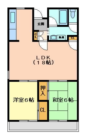 摂津市東別府}の賃貸物件間取画像