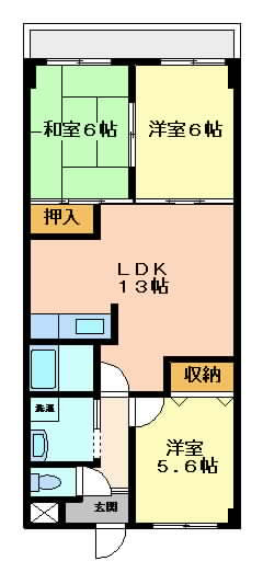 阪急京都線摂津市の賃貸物件間取画像