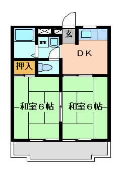 摂津市東別府}の賃貸物件間取画像