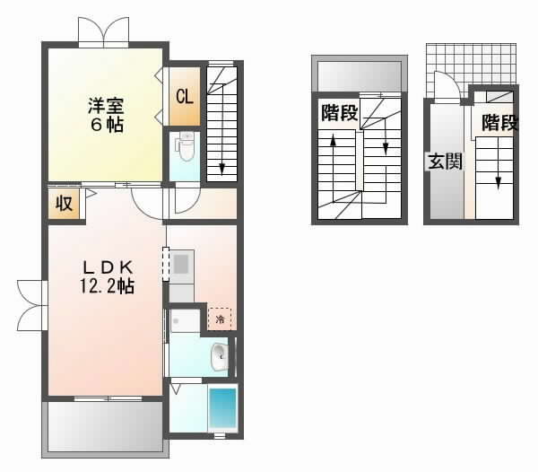 ＪＲ東海道本線（近畿）千里丘の賃貸物件間取画像