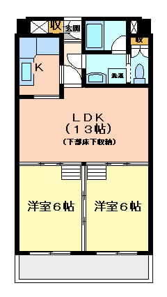 摂津市三島}の賃貸物件間取画像