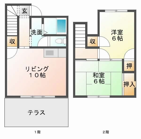 阪急京都線摂津市の賃貸物件間取画像