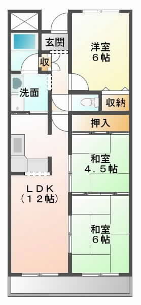 ＪＲ東海道本線（近畿）千里丘の賃貸物件間取画像