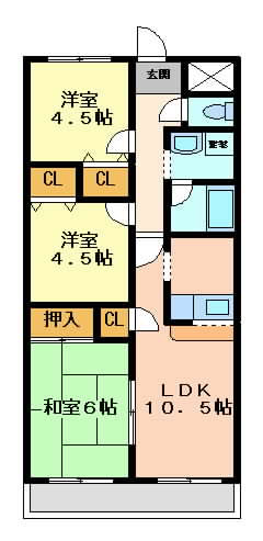 阪急京都線正雀の賃貸物件間取画像