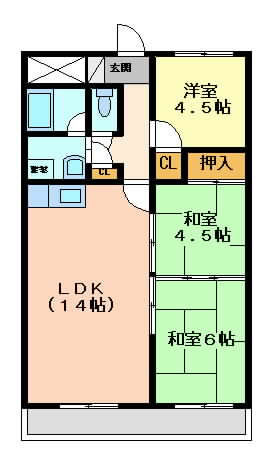 阪急京都線正雀の賃貸物件間取画像