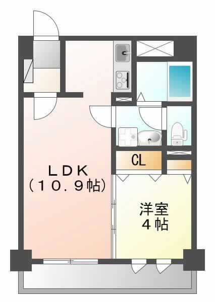 摂津市三島}の賃貸物件間取画像