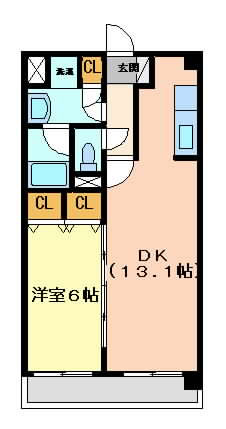 摂津市正雀}の賃貸物件間取画像