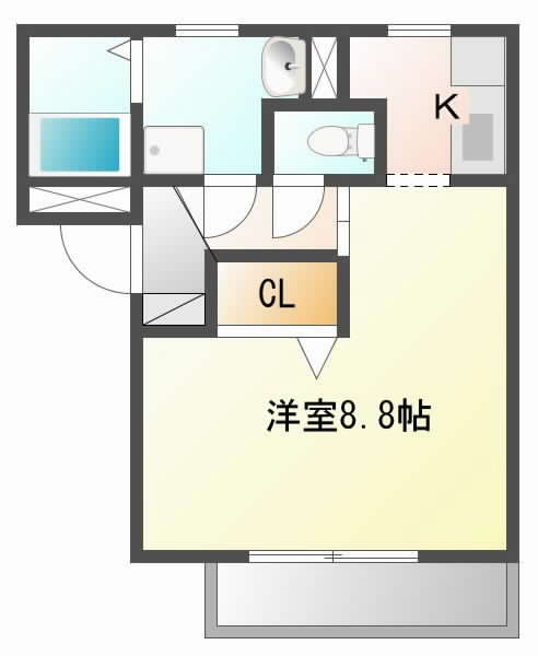 阪急京都線正雀の賃貸物件間取画像