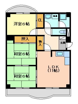 ＪＲ東海道本線（近畿）千里丘の賃貸物件間取画像